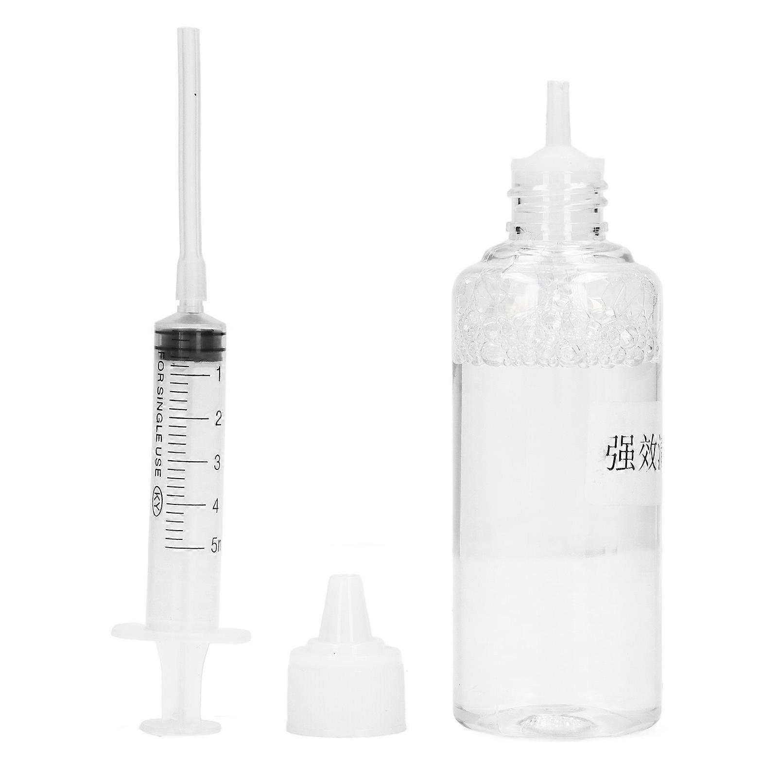 Ink Solution Strong Dissolve Ability Nozzle Dye Cleaning Fluid with Syringe for Inkjet Printer
