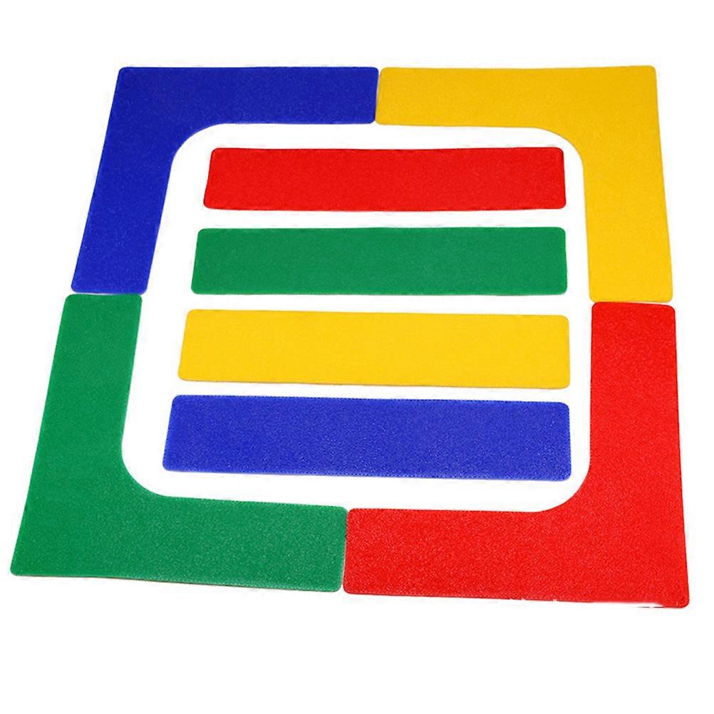 Η εξάρτηση γραμμών γηπέδων μπάσκετ δείχνει τις άκρες της αθλητικής κατάρτισης 13Pcs λογότυπων ετικετών PVC