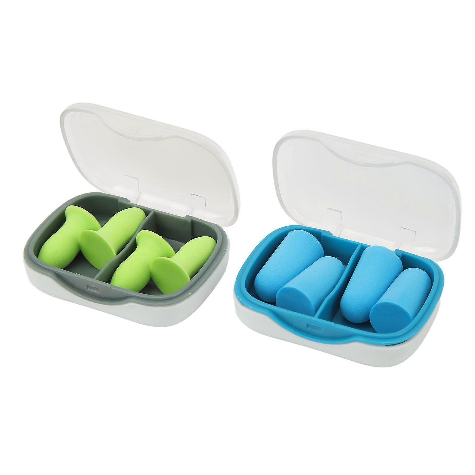 Sound Blocking Earplugs Soft Foam Comfortable Noise Cancelling Ear Plugs with Storage Box