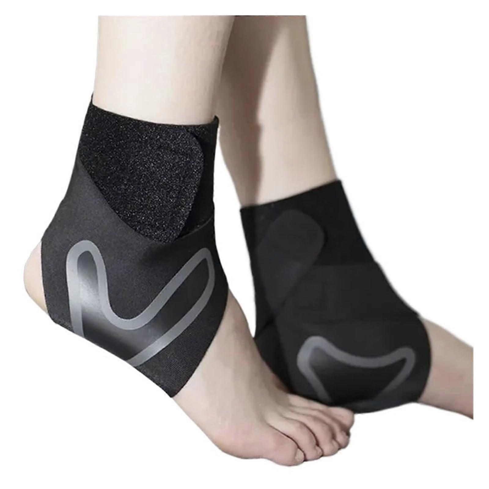 1 pair of ankle braces, breathable, adjustable compression ankle sleeves for sports, running, soccer, basketball, ankle support C M.