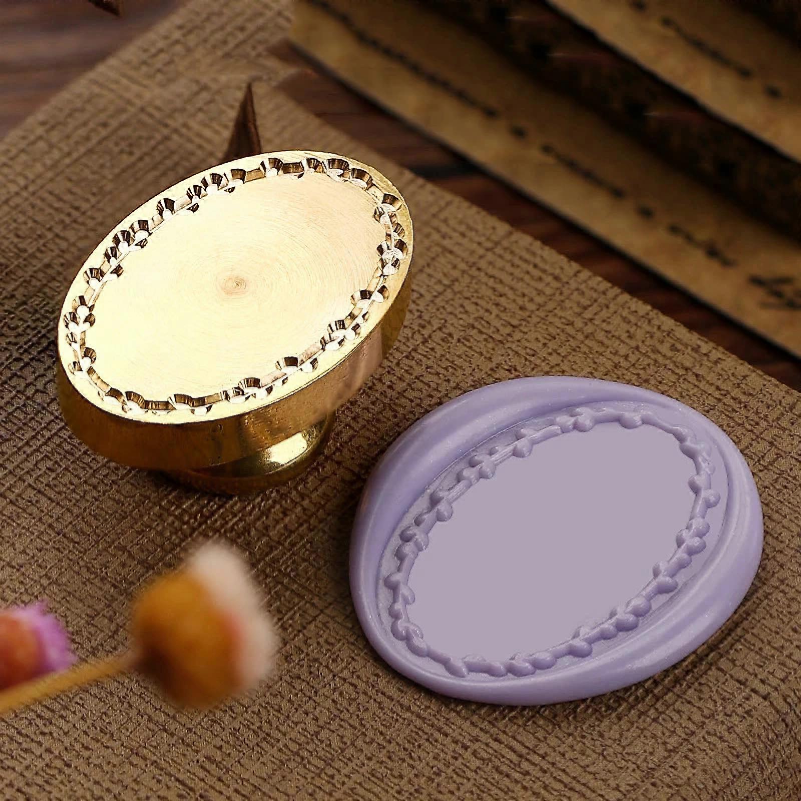 Wax Seal Set, Fire Color, Stamp Heads, Photo Frame, for Scrapbooking, Invitation, Style 17