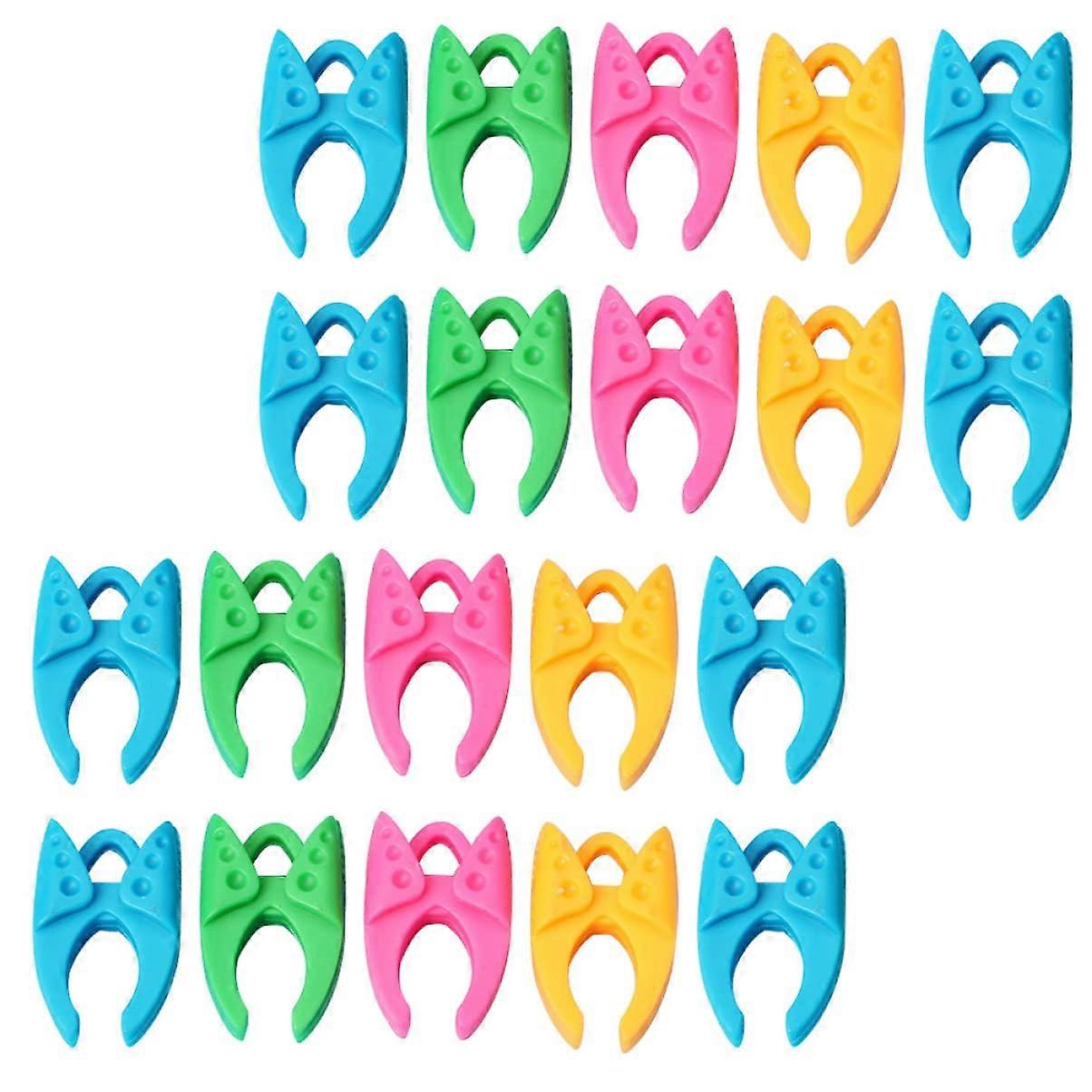50 Pieces Bobbin Clips, Durable Bobbin Holders for Sewing Machines, Tangle Design for Organizing Bobbin Threads and Sewing Yarn, Assorted Colors