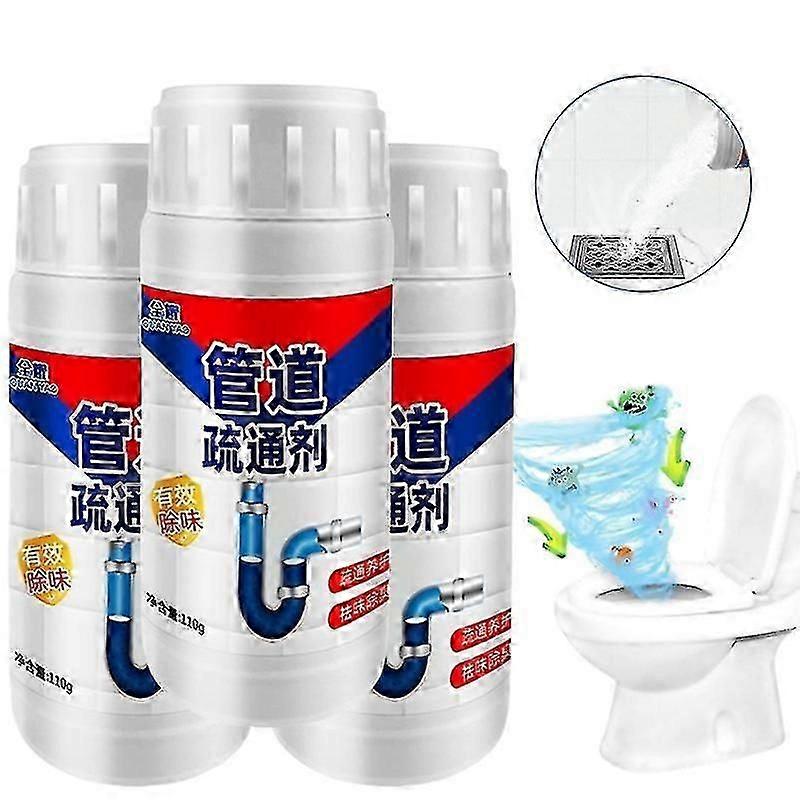 1-3pcs Tool Cleaning Powerful Kitchen Pipe Dredging Agent Dredge Deodorant Cleane