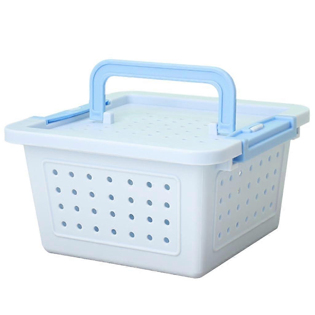Transport Cage for Hamsters - Portable Transport Box Made of Durable Material for Small Animals, 30x20x20 cm, Blue