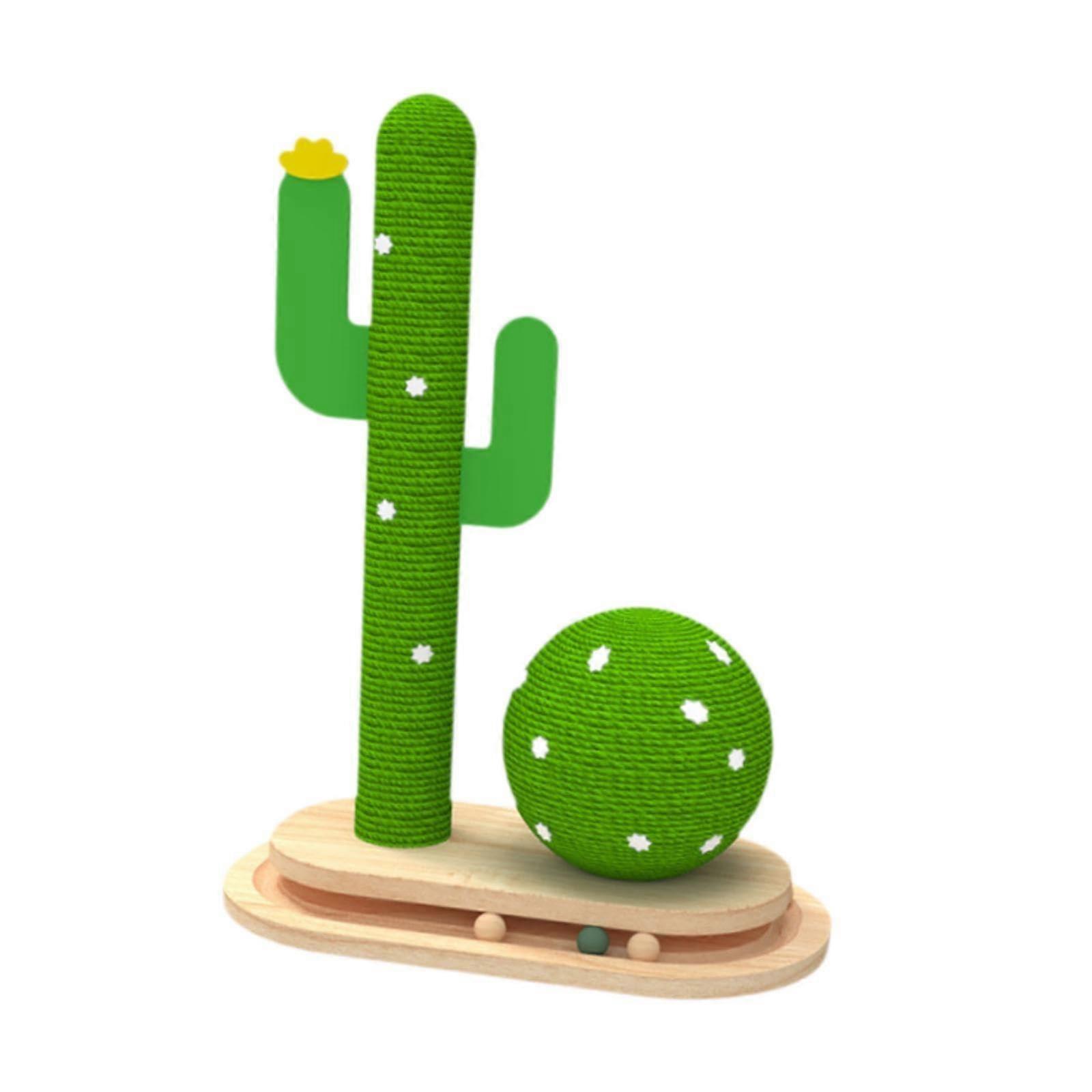 Cat scratching toy, cat tree, pet toy, interactive toy, wearresistant, claw sharpener, scratching post for house cats, resting perch, with ball