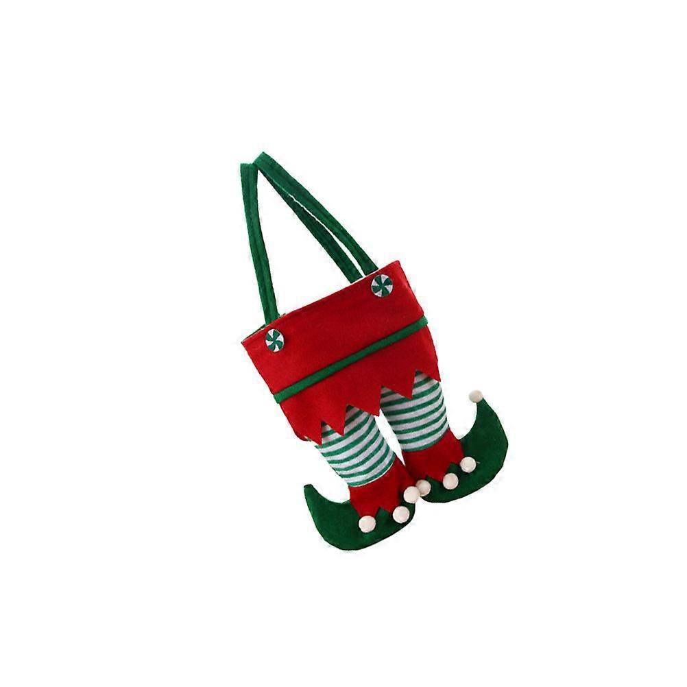Creative Pants Shape Red Wine Bag Non-Woven Fabric Flat Bottom Adults Friends present Bag 1Set