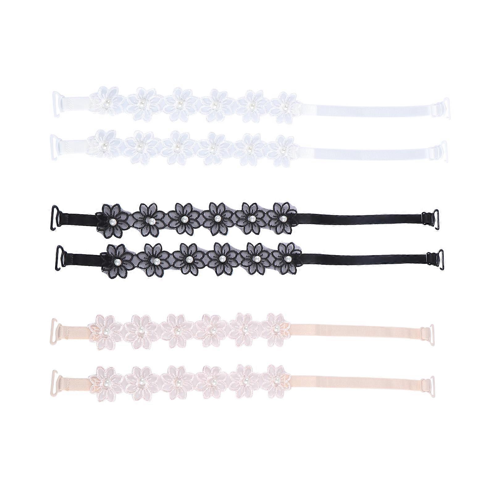 Invisible Lace Shoulder Straps Replacement Non Slip, Beaded, Durable Design for Summer Undergarments