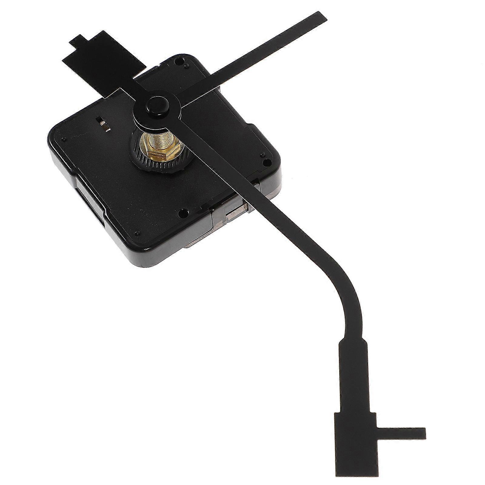 Wall Clock Motor Replacement Silent Operation 17x35cm Black Round Simple Structure 1Set
