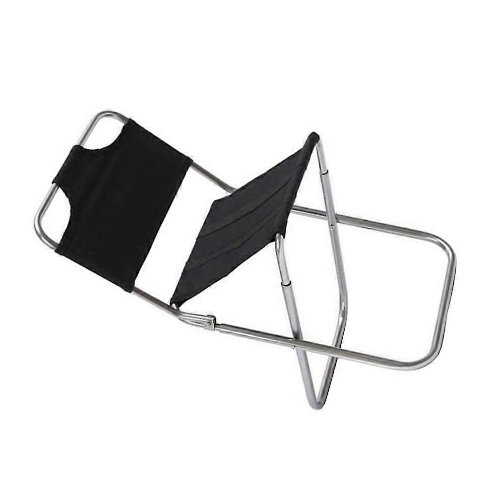 Foldable Camping Stool Lightweight Portable Outdoor Folding Chair Durable Multi Use Fishing Picnic Seat Reinforced Bracket for Adults