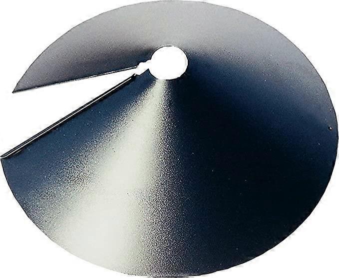 18 inch Wrap Around Squirrel Baffle Black Steel Handheld