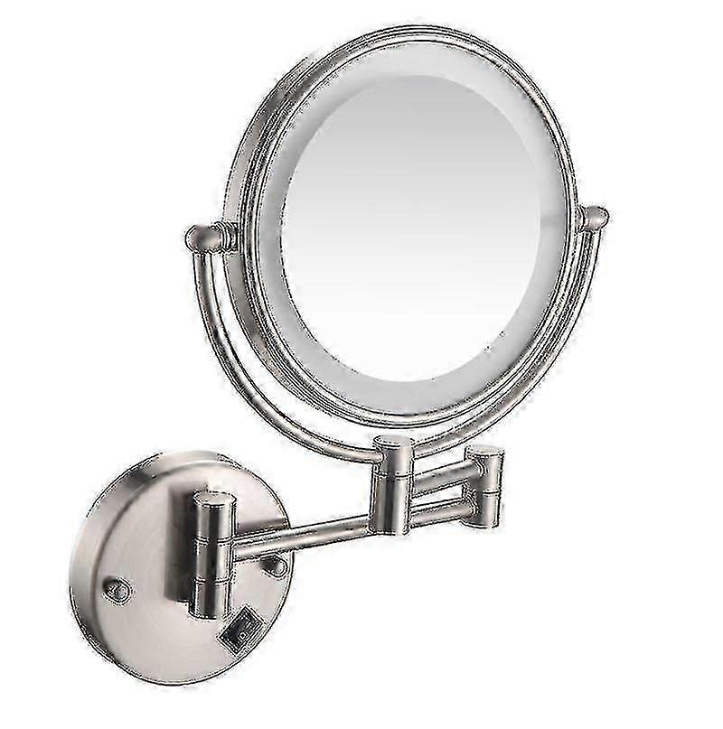 10x Led Lighted Wall Mounted Mirror Câblage