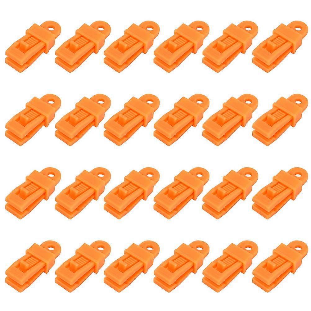 Wind Rope Buckle Multifunctional Clip for Outdoor Use 24Pcs Set