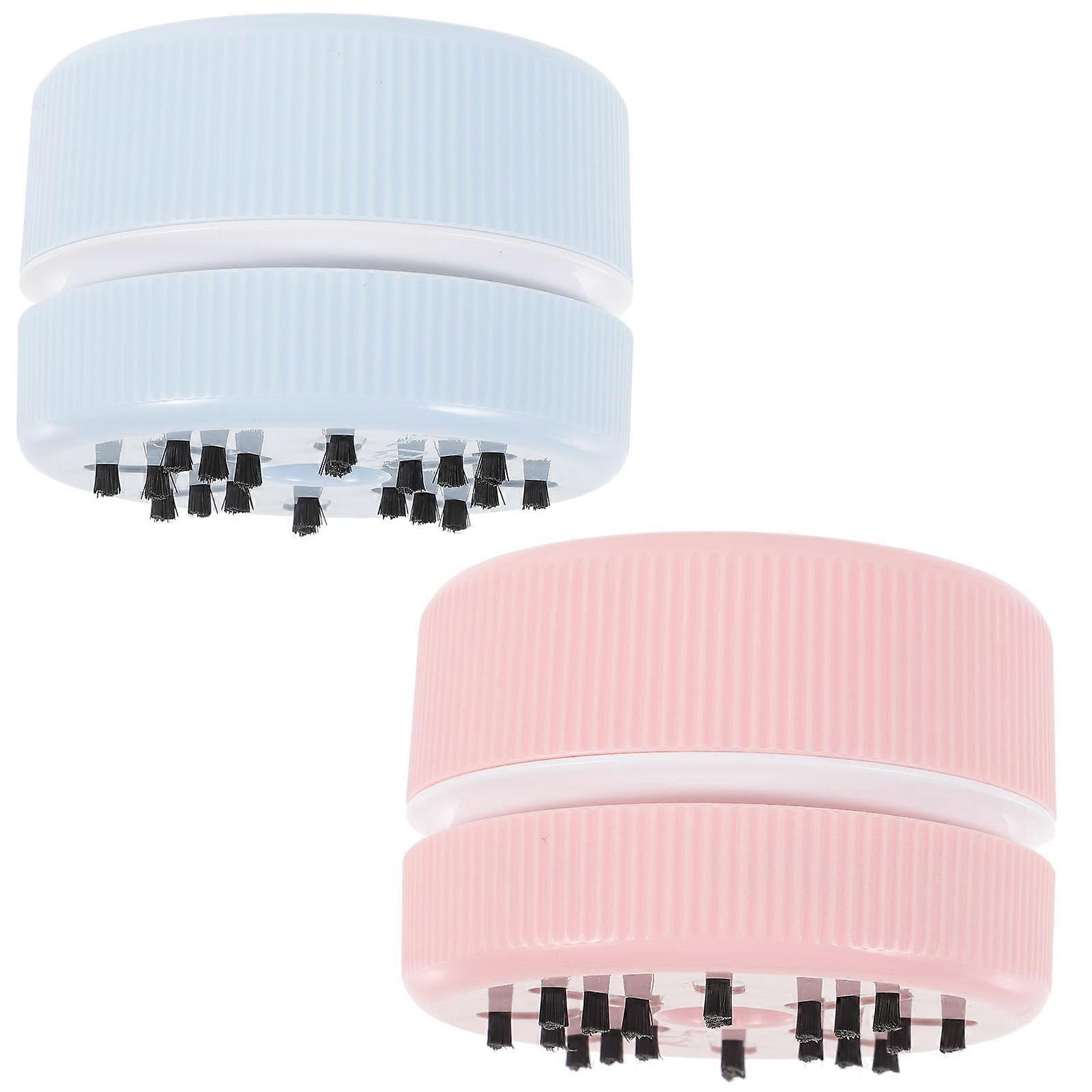 Mini Vacuum Cleaner for Cleaning Desktops and Sofas Portable Plastic 2Pcs