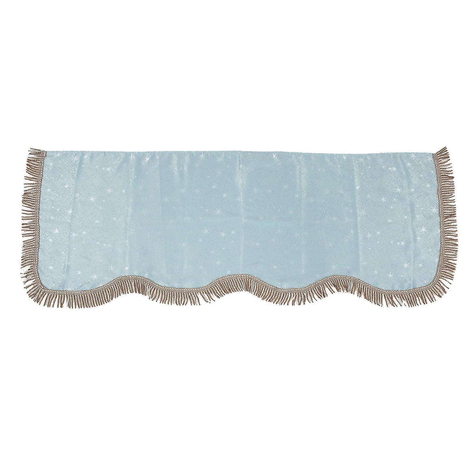 88 Key Piano Dust Proof Cloth Golden Velvet Keyboard Protective Cover with Tassel DecorationBlue