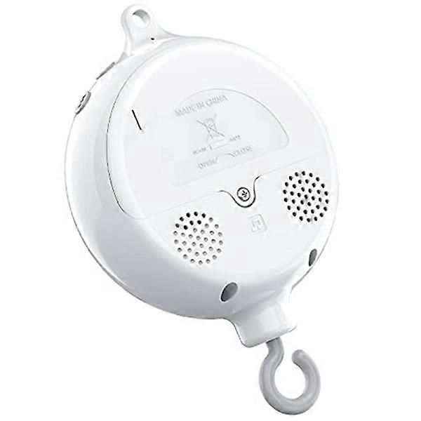 Crib Mobile Motor Baby Music Box Spinner With 3 Modes Volume Adjustable 12 Lullabies Automatic Shut Off After