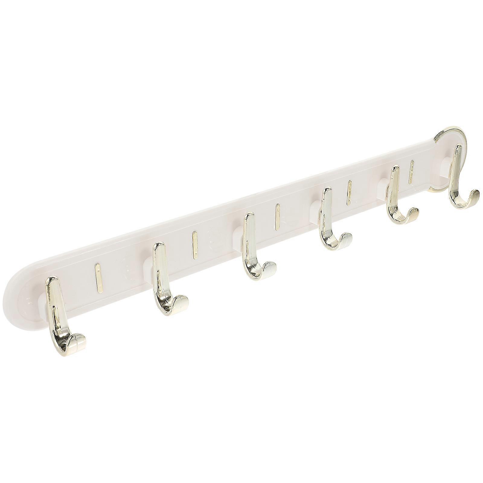 Multi Color Plastic Wall Hooks for Hanging Towels and Coats Strong Durable Adhesive Hooks for Home Use