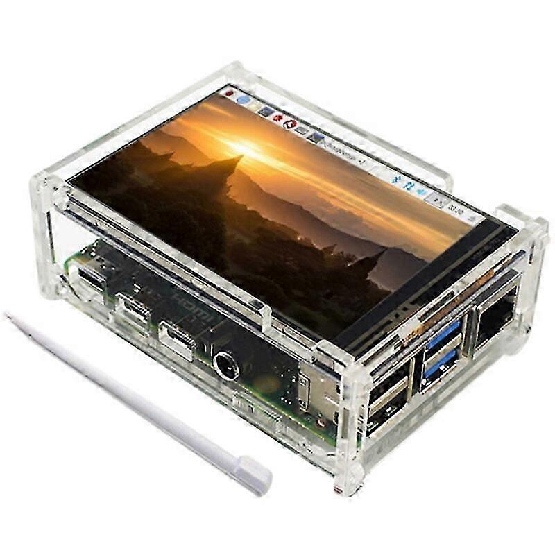 3.5 Inch Touch Screen Acrylic Shell With 320X480 Touch Resolution For 4B3B+