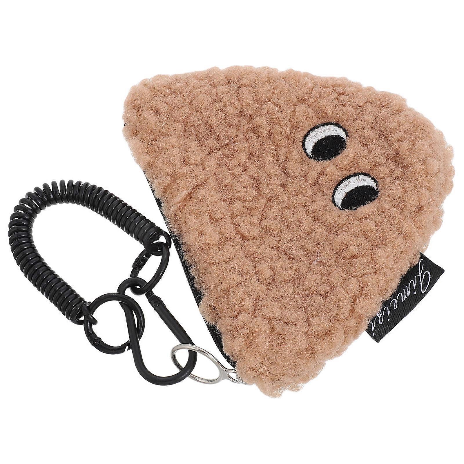 Creative Coin Purse Plush Material Portable Small Bags For Purse Daily Use 1Pack