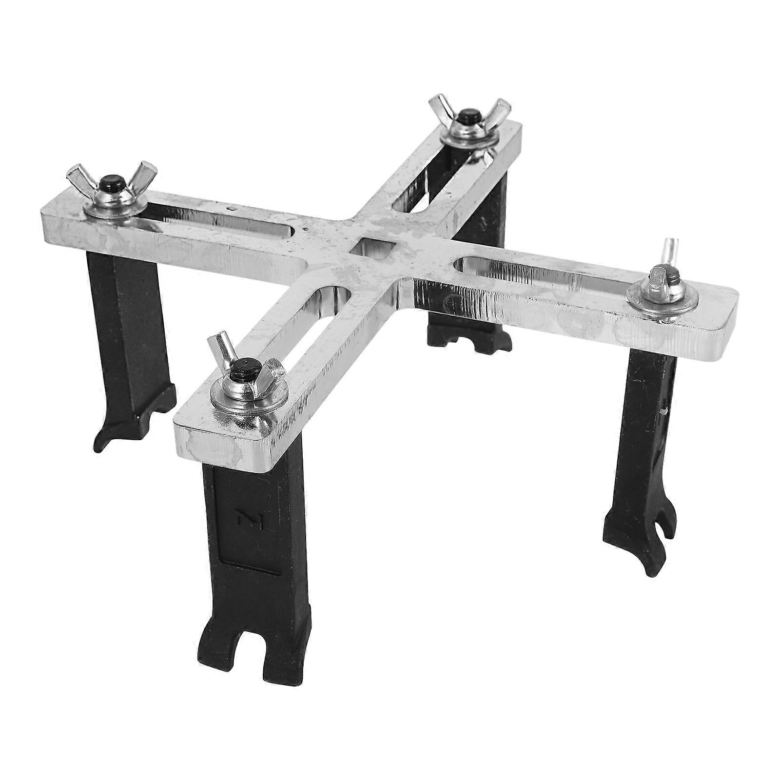 Gas Tank Cap Removal Tool For Professional Use With Adjustable Fit And 4 Set Silver Automotive Repair