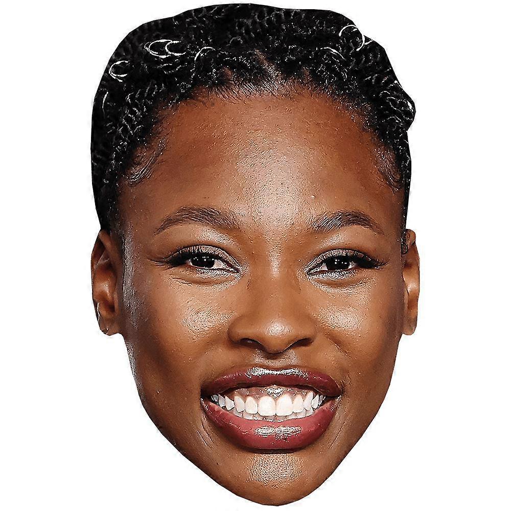 Ashleigh Johnson (Smile) Celebrity Mask, Flat Card Face