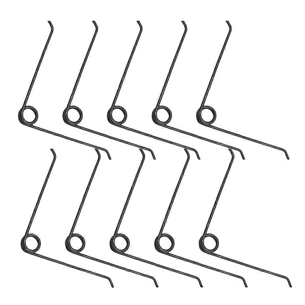 V-Shape Shear Springs Replacement Part Tree Pruning Wear Resistance Black Pruner Springs 10Pack