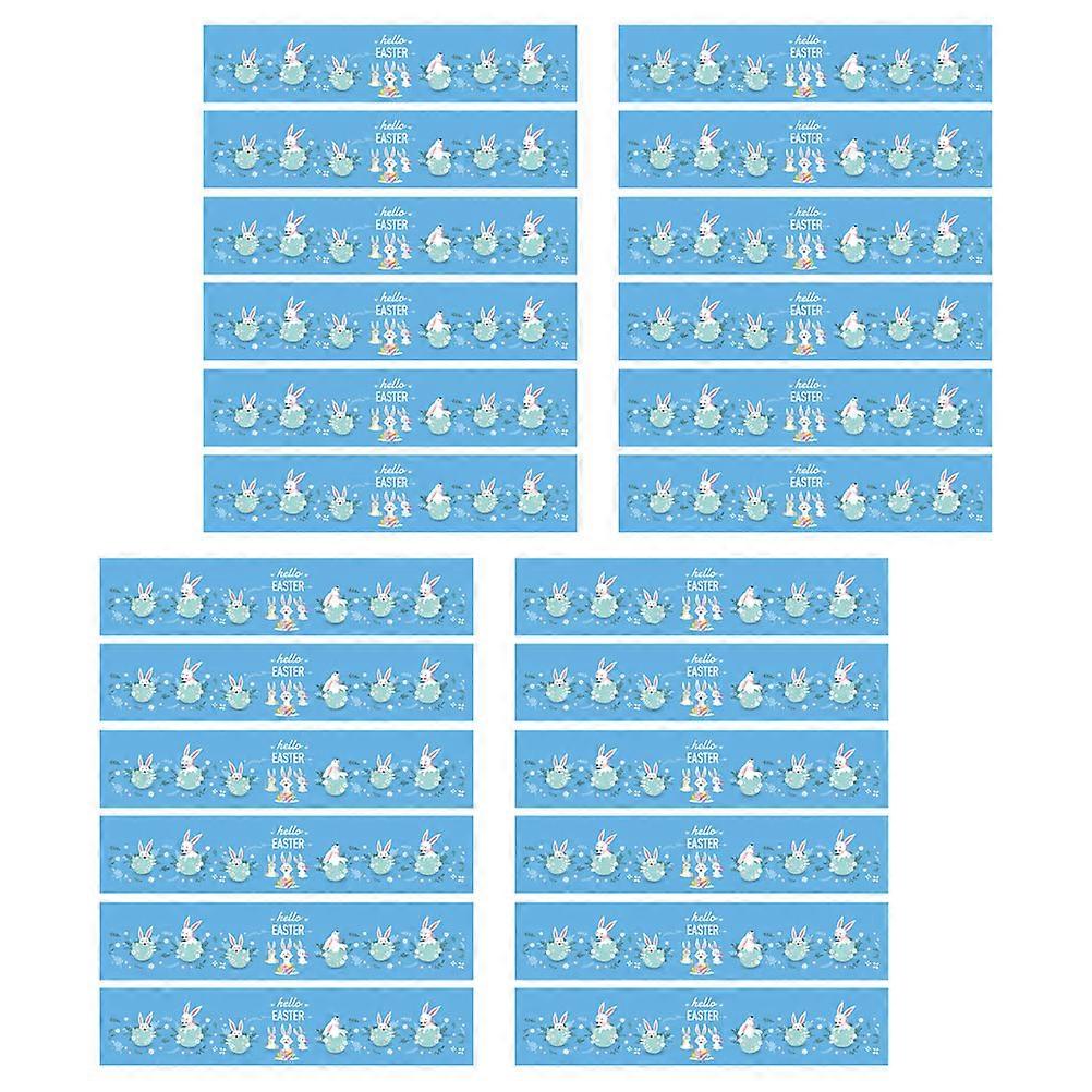 24pcs Labels Stickers Decorative Water DIY Stickers for Easter