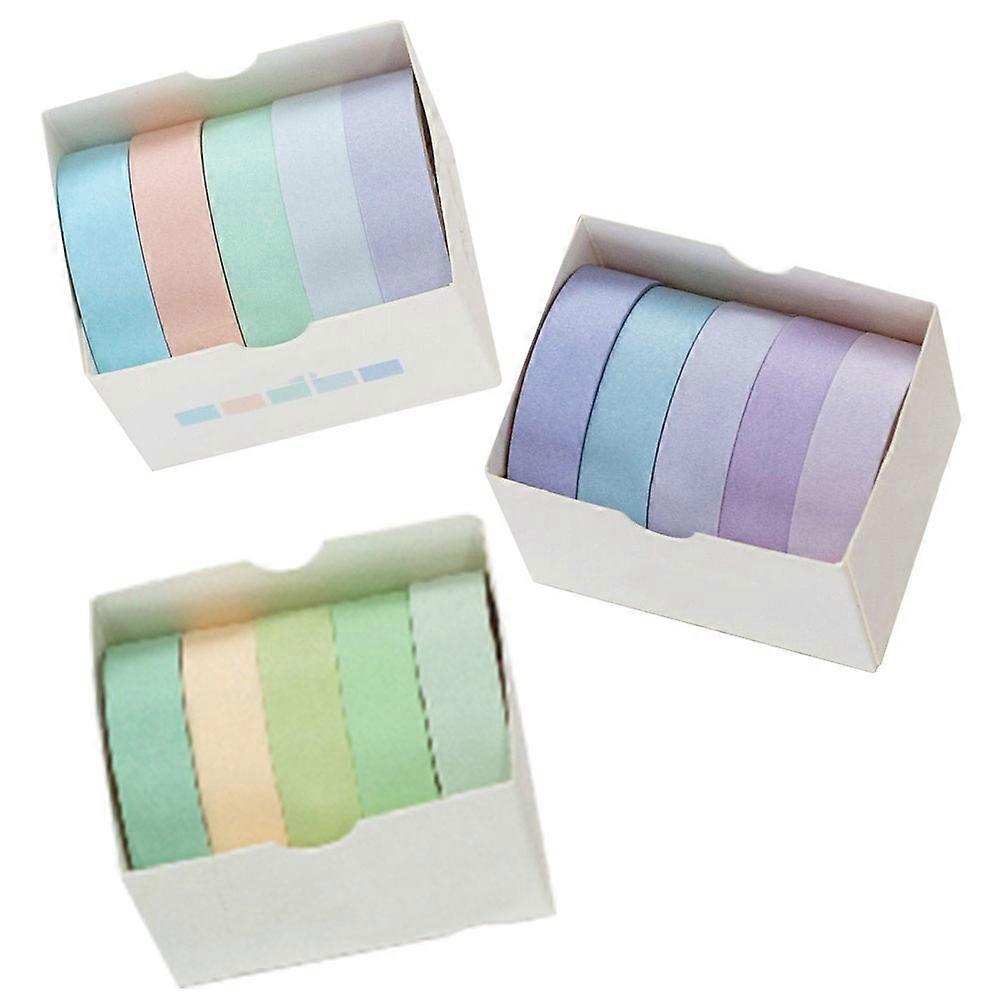 Self-Adhesive DIY Tape Washi Paper Tape Scrapbook Album Decorative Assorted For Crafts 15Rolls