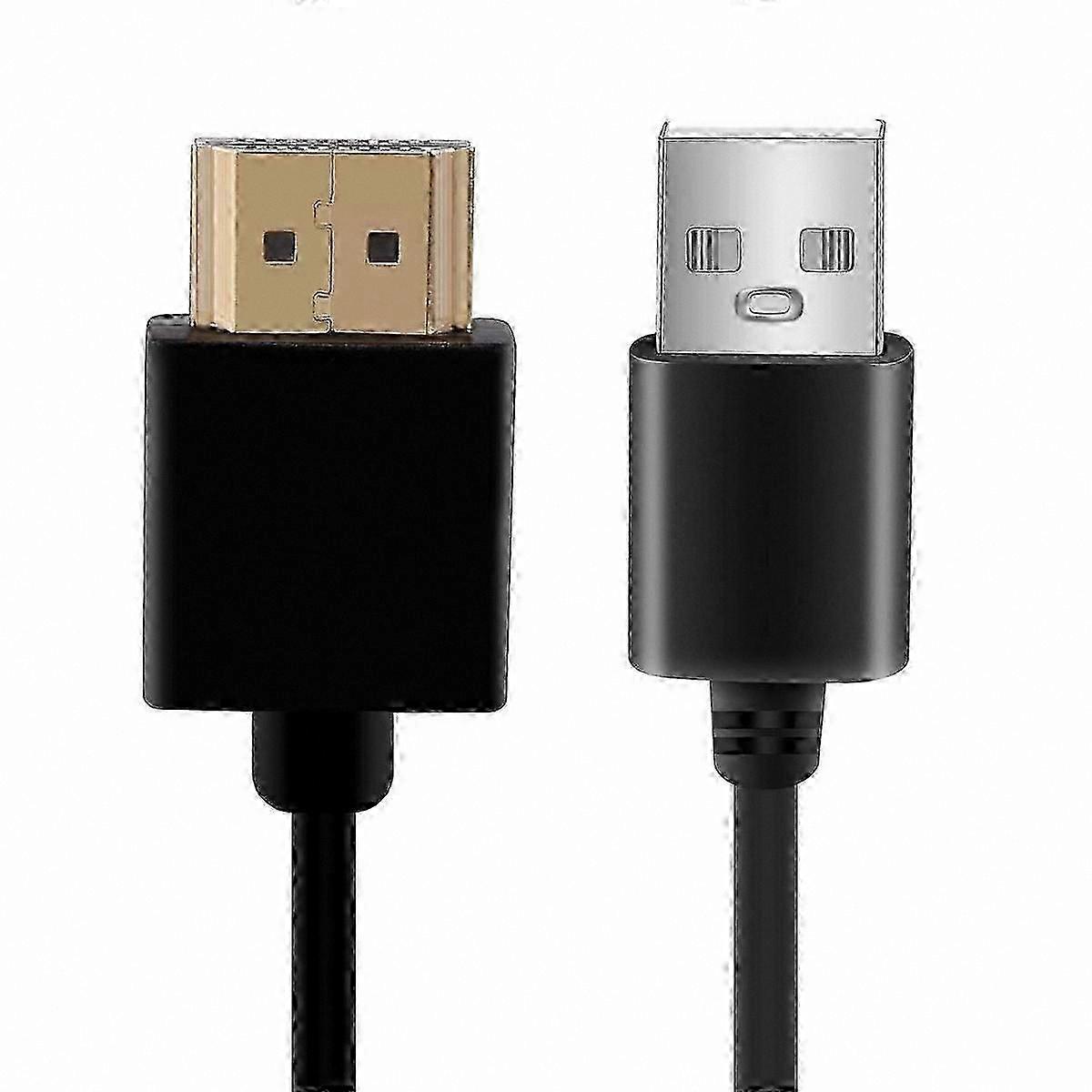 USB 2.0 to HDMI Adapter Cable for Device Connectivity and Power Charging Solution