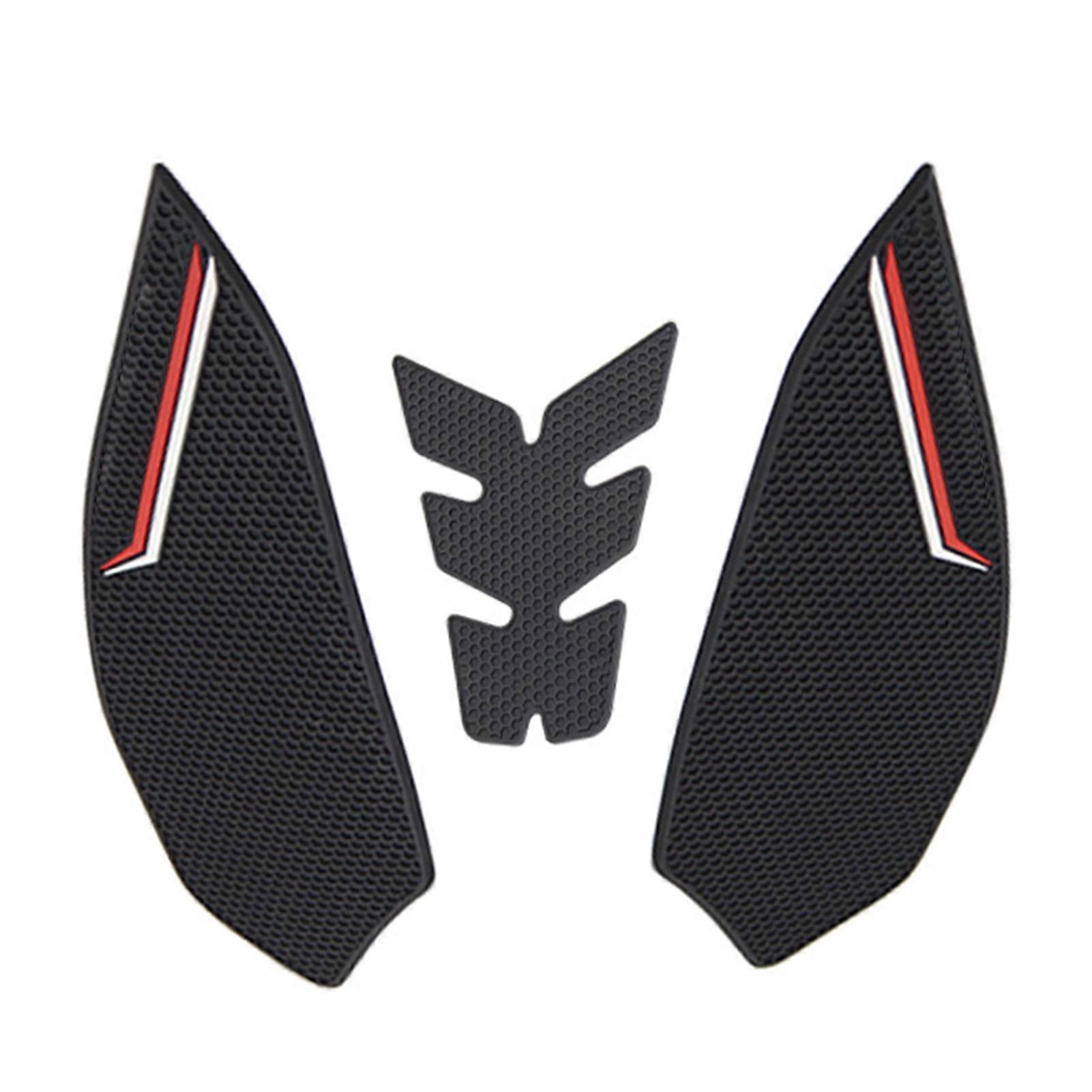 AFNCX כרית טנק לאופנוע מדבקות כובע גז נגד החלקה עמיד בפני שריטות אחיזת ברך אחיזת צד מתיחה החלפת רפידות צד עבור BMW S1000RR 2020-2021