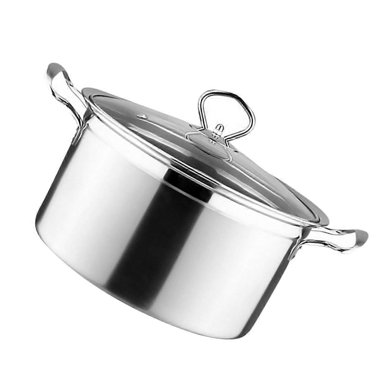 1 piece milk pot induction gas stove suitable nonstick overflow quality soup pot with glass lid energysaving fast
