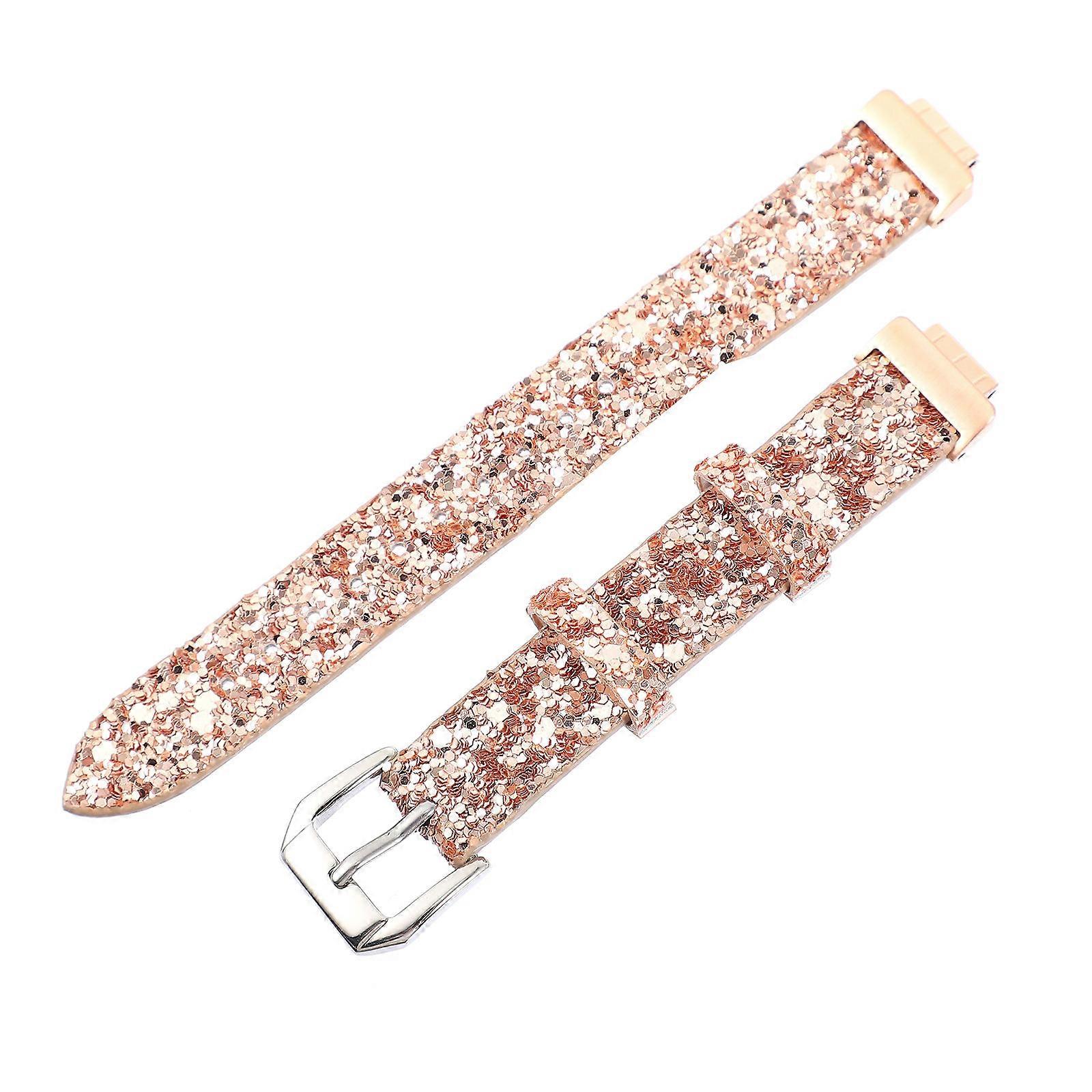 Golden Watch Band Sequined Strap for 1Pcs