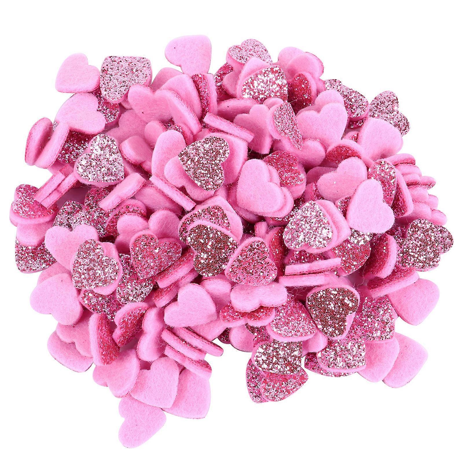 بقع الترتر الزخرفية على شكل قلب 200 قطعة لوازم حرفية للمجوهرات DIY للأساور والقلائد والإكسسوارات المصنوعة يدويا
