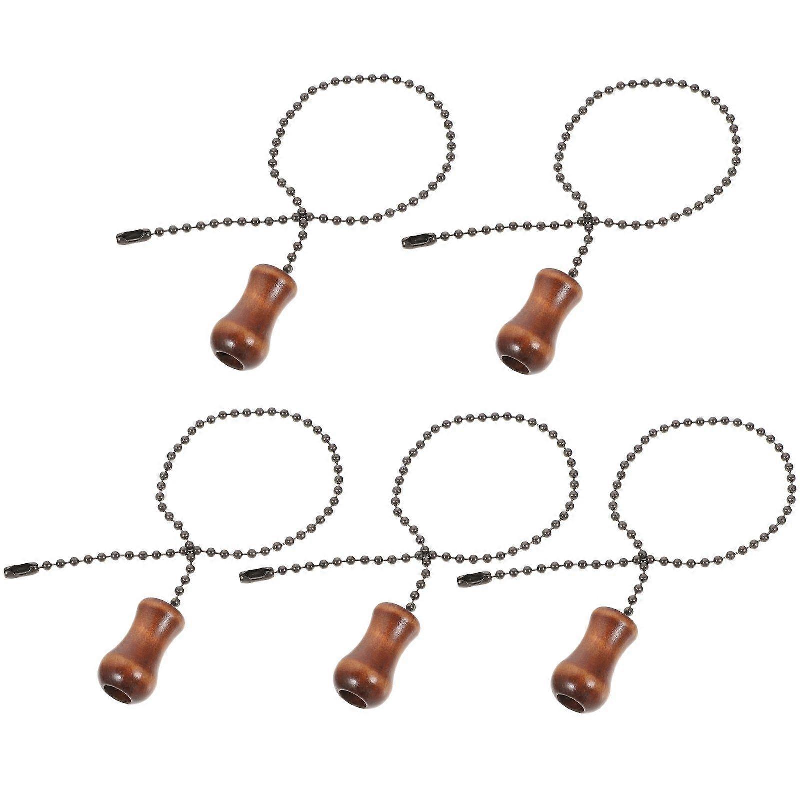 5pcs Ceiling Fan Pull Chain Fan Beaded Pull Chain Light Fixture Pulling Chain