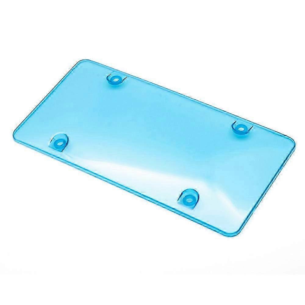 Clear Anti-Theft License Plate Cover Frame - 2 Pack for Standard US Front & Back Plates - Durable Protection & Security