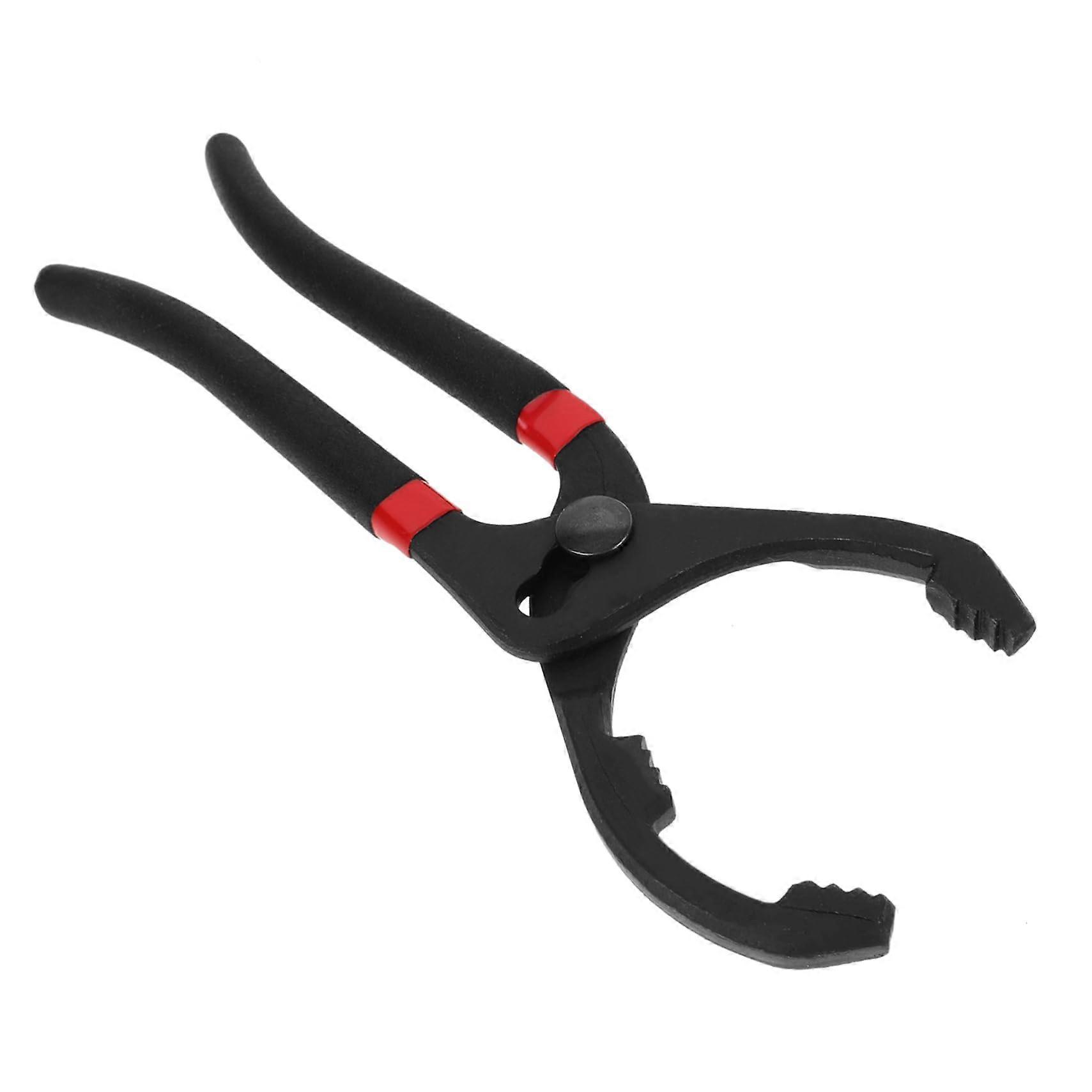 Oil Filter Pliers Adjustable Wrench for Car Maintenance Compact Lightweight Tool Compatible with Most Vehicles