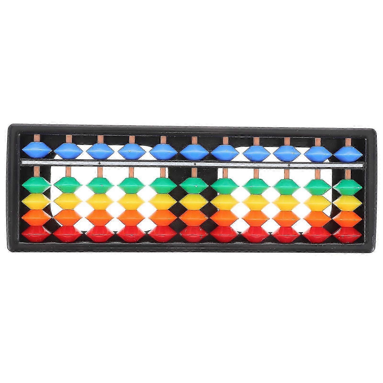 Colorful 9-level Plastic Abacus With 5 Beads For Kids' Math Learning And Mental Calculation Chinese Abacus For Classroom And Home Use