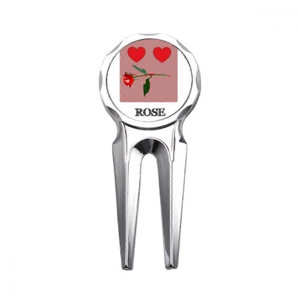 Red Love Emotion Like Rose Golf Divot Tool Golf Ball Marker  Tool