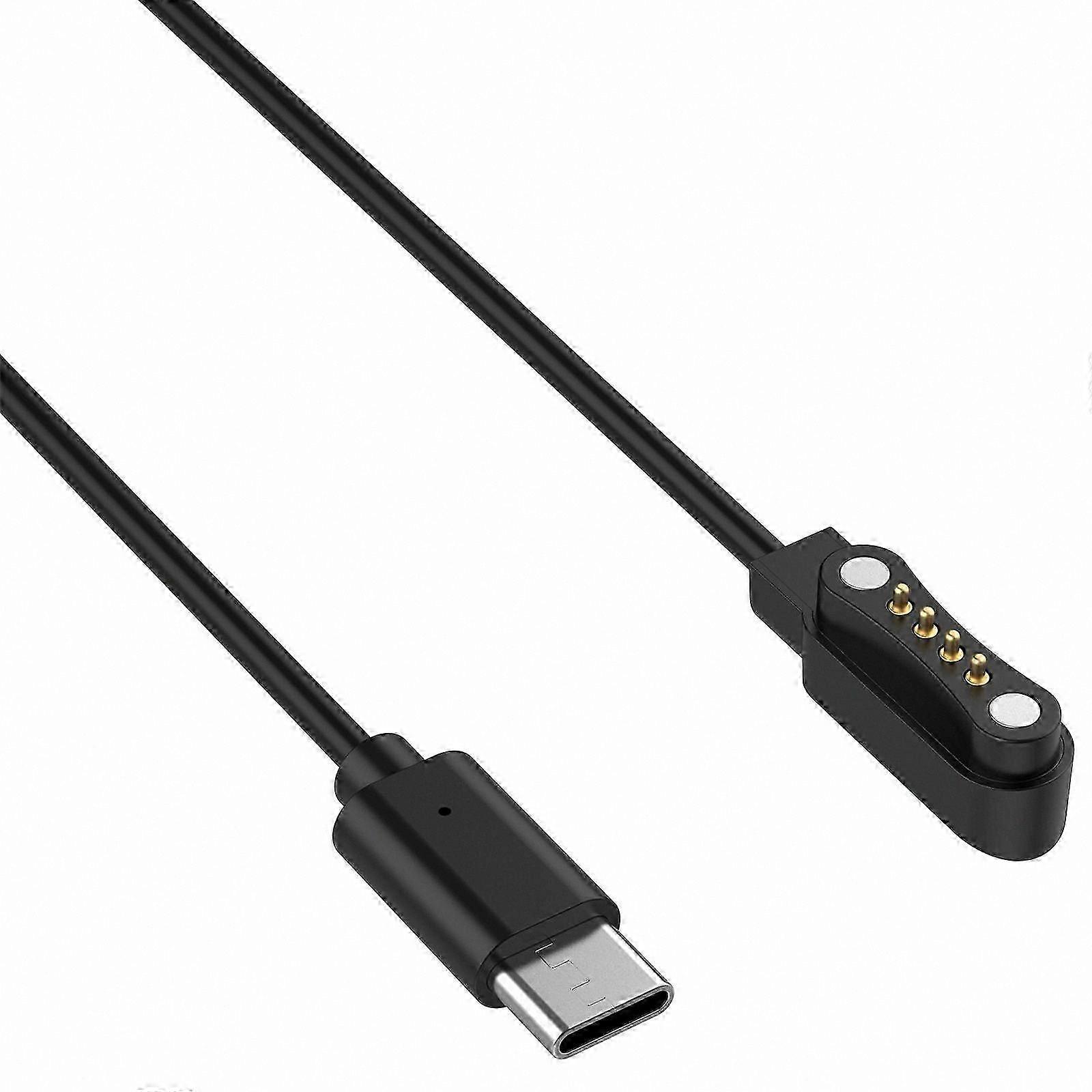 Magnetic Charging Cable with Type-C/USB-C Interface, 1m Length for AI Voice Recorder Devices
