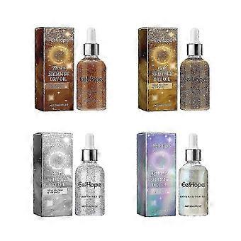 Eelhope Party Body Glitter Oil, Naturally Brightening And Long-Lasting Moisturizing Party Dance Shin