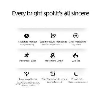 B58 Fitness Watch Intelligente Tutto In Metallo Shell Schermo A Colori Da 1,3 Pollici Sport Fitness Tracker IP67 Orologio Impermeabile Monitoraggio Della Frequenza Cardiaca