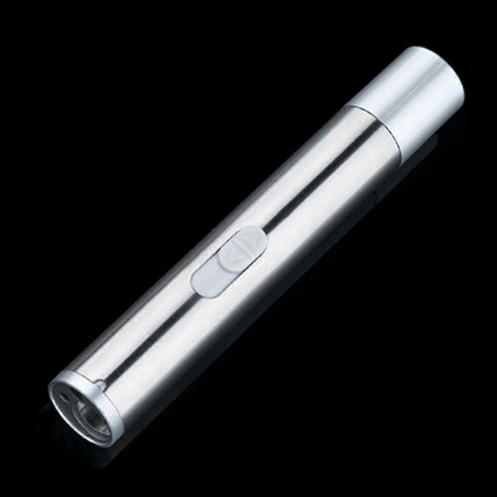 3-in-1 Multi-functional Led Flashlight Mini Portable Torch Lamp USB Rechargeable Flash Light