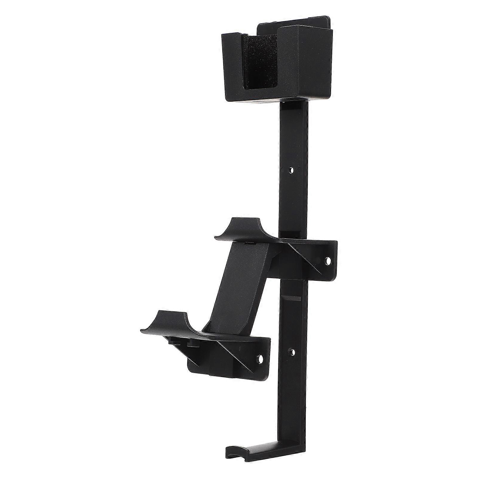 Game Controller Rack Headset Hanging Bracket Dormitory Office Home Abs Black for Wall-Mounted 1 Set