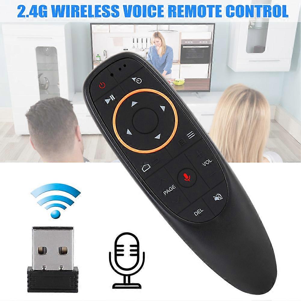 2.4Ghz Fly Air Mouse Wireless Voice Remote Control USB Receiver for Android TV