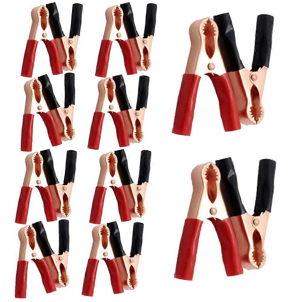 20 Pcs Battery Crocodile Clips 30A Terminal Test Battery Clamps Insulated Car Battery Pliers Clamps for Instrument Test Vehicle Battery Link