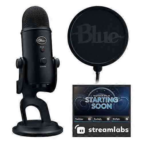 Streaming Kit - LOGITECH - Blue Yeti - Pop Filter - USB - Black