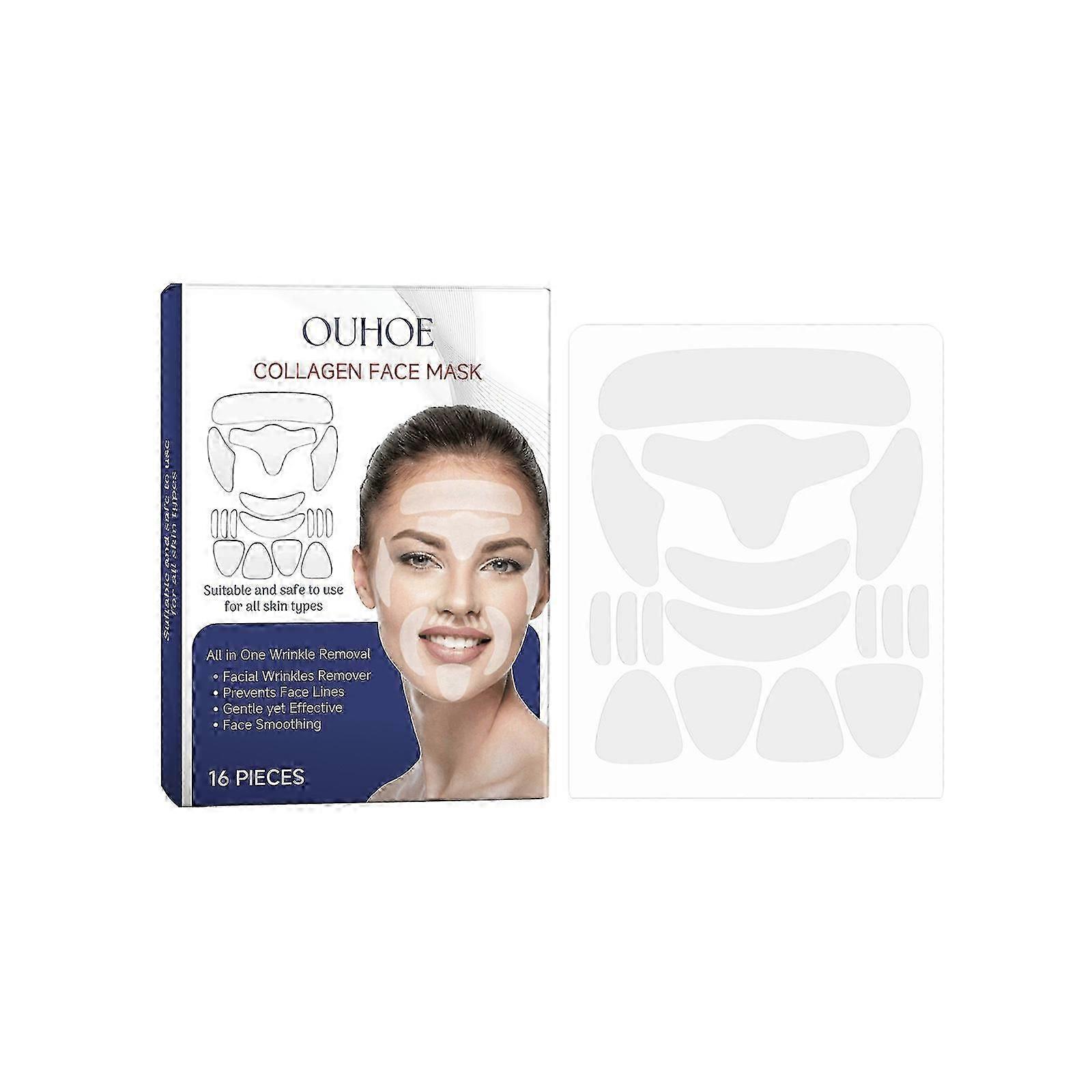 OUHOE facial anti-wrinkle lifting patch, fade fine lines, nasolabial folds, deep facial anti-wrinkle lifting, firming skin