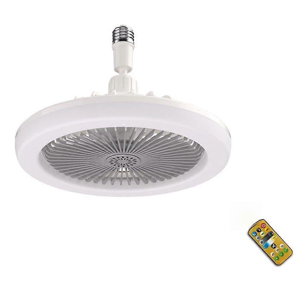 Ceiling Fans With Remote Control And Light Kit, 2Pack, E27 Converter Base, Smart, Quiet Operation