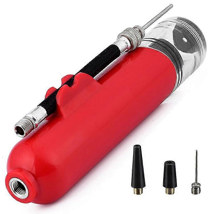 Ball Pump Inflator Kit With Needle And Adapters, 2Pcs Portable Set For Soccer Football Volleyball Rugby And Basketball