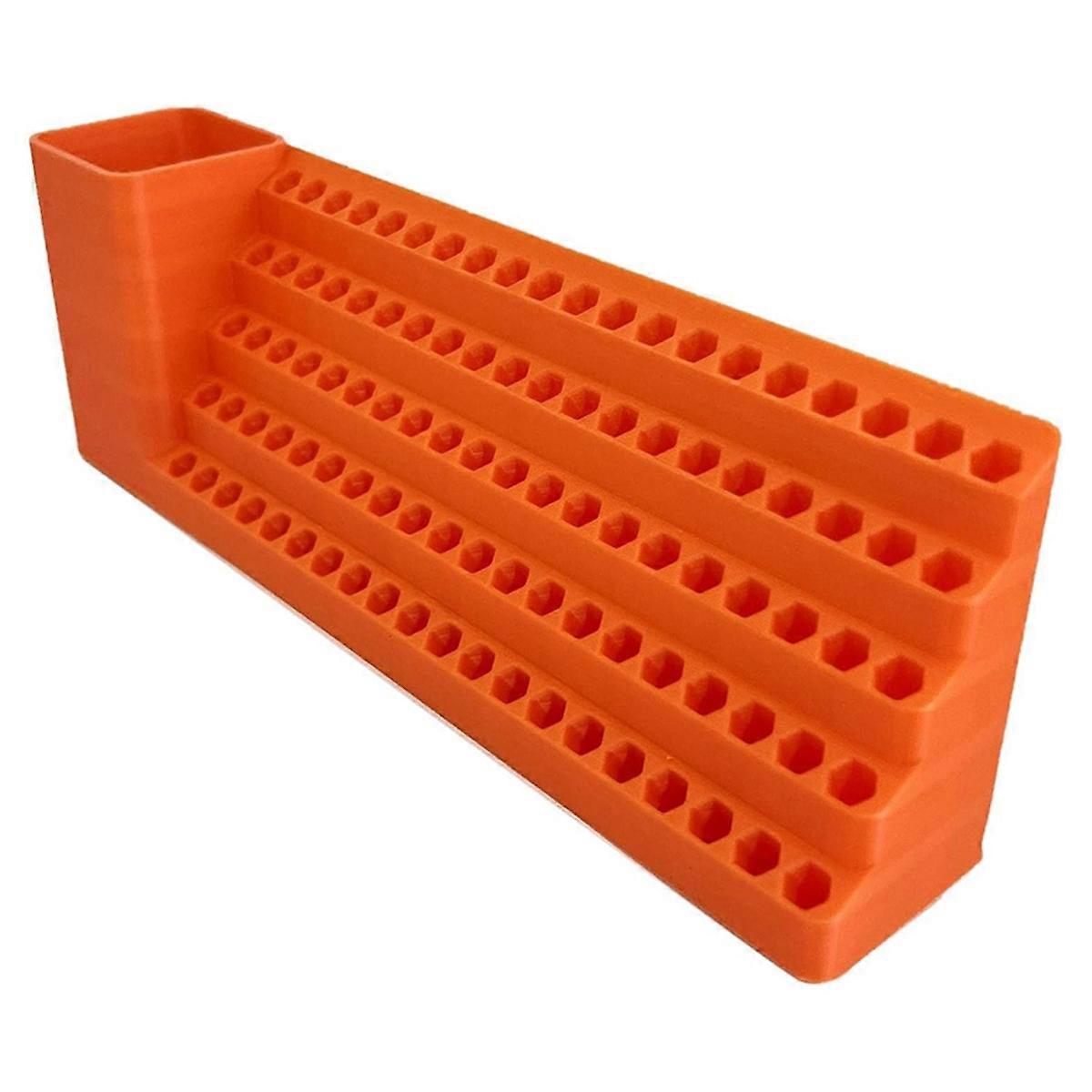 Screwdriver Bits Holder Storage Tool Box, Drill Bits Screw Bit Holders Storage Box, Toolbox with Pow