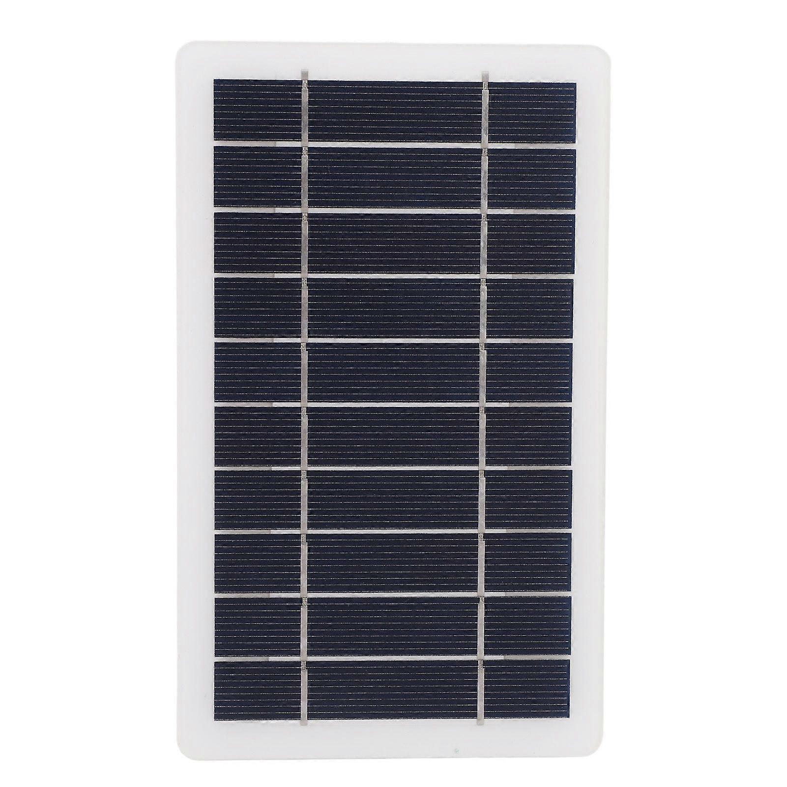 5W Solar Panel DC Female Monocrystalline Portable Small Solar Charging Panel for Laptop Radio